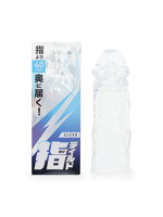 1000円以下 指ディルド クリア（p-417）【おとなの安心通販】