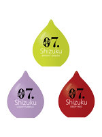 ZERO7 SHIZUKU 3種 各1個セット ［パウチローション付属］［先端刺激突起付き］ ブライトグリーン（サ●派向け） ライトパープル（ストローク派向け） ディープレッド（バランス派向け）【おとなの安心通販】