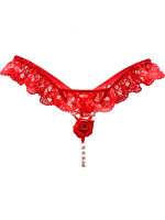 1000円以下 薔薇のパンティ レッド【おとなの安心通販】