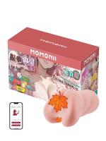 アプリ連動 MOMONII 美姫シリーズ 花音姫 生フェラ 真空吸引＋振動 非貫通 真実の淫穴 電動オナホール 大人のおもちゃ【おとなの安心通販】