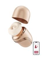 アプリ連動 ToyCod 舌恋姫 口愛中毒 クンニ特化 クリイキ 舌舐め×吸引×振動 温感ローター アダルトグッズ【おとなの安心通販】