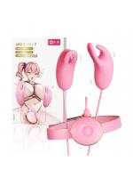 限定セール Q萌乳首クリップローター 超ロングコード 【10種類の強力振動】 乳首とクリ同時責め チクニー ブルブル感覚 マグネット式コントローラー 調教 柔らかいシリコン SM アダルトグッズ【おとなの安心通販】