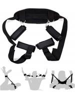 SMグッズ 開脚拘束具 SMセット SMベルト 手枷 SM拘束 束縛具 拘束具 SMプレイ 男女兼用b124【おとなの安心通販】