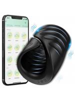 亀頭責め オナホ 貫通 電動オナホール O頭バイブ 【アプリ＋本体の2way操作＋オープン】 遠隔 静音 強力振動 完全防水 コンパクト 柔らかいシリコン素材 男性向け電動グッズ 波ヒダ・振動で刺激する グリップ 締め付け オナニーグッズ 大人のおもちゃ アダルトグッズB146【おとなの安心通販】