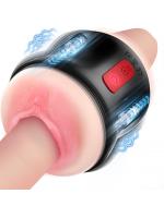 限定セール 人気 男性用 電動 オナホール ［9種吸引振動＆360密着感＆二重穴設計］オナニーグッズ O頭責め フェラホール 洗浄便利 繰り返し使用 取り外し可能 静音 貫通 アダルトグッズ 大人のおもちゃ b136【おとなの安心通販】