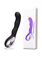 カップル向け 2.00シリコンバイブ ブラック（p-083）【おとなの安心通販】