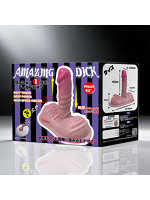 防水仕様 【極筋 Amazing Dick】クッション1体型ディルドバイブ（KK-104）【おとなの安心通販】