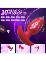 限定セール ミニアナルプラグ バイブ 初心者 調教装着型 外出可能 リモコン電動アナルバイブ 小型 強力 遠隔操縦 静音防水USB充電式 10種振動 SMアナル拡張開発 大人のおもちゃ アダルトグッズ 男女兼用 110【おとなの安心通販】