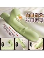 女性用 電動バイブ 吸引 伸縮 回転 強振動 Gスポット Cポイント 10段階調整 静音 USB充電 人気 アダルトグッズ 大人のおもちゃb218【おとなの安心通販】