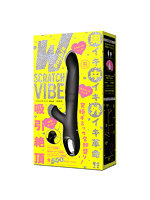 カップル向け 吸引絶頂 W SCRATCH VIBE［ダブルスクラッチバイブ］black【おとなの安心通販】